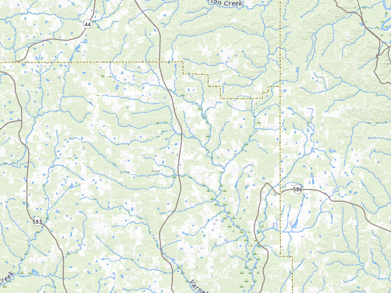 NEXRAD radar-signature map of the hail storm over Jayess, MS on Apr 26, 2026