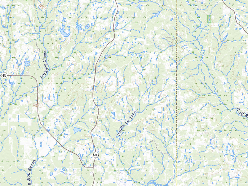 Radar-estimated hail-size map of the storm over Kiln, MS on Apr 1, 2026