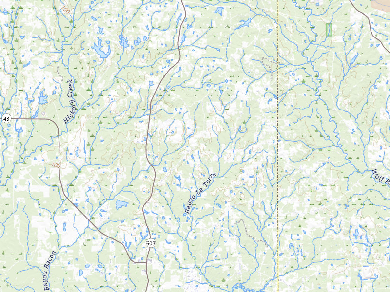 Radar-estimated hail-size map of the storm over Kiln, MS on Apr 26, 2026