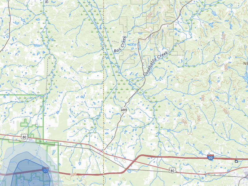 NEXRAD radar-signature map of the hail storm over Lake, MS on Aug 19, 2026