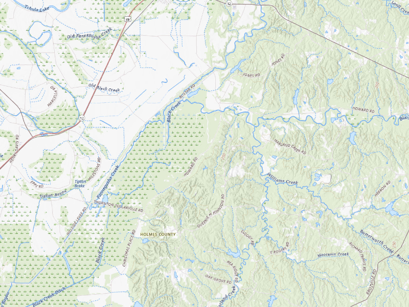 NEXRAD radar-signature map of the hail storm over Lexington, MS on Aug 20, 2026