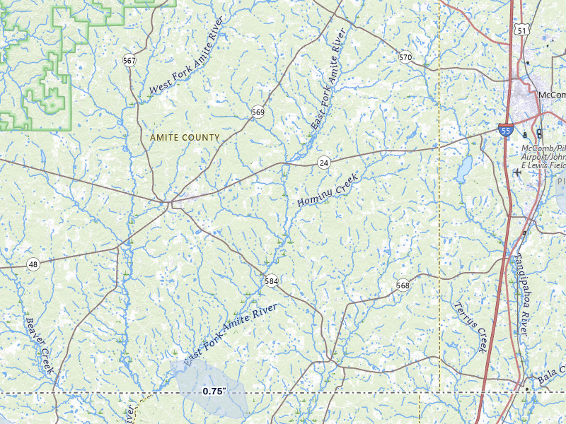 NEXRAD radar-signature map of the hail storm over Liberty, MS on Aug 8, 2026