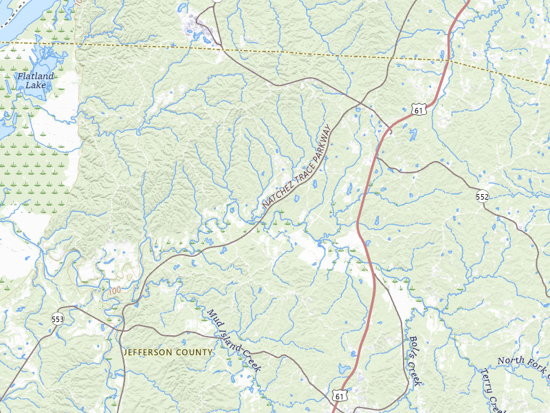 Radar-estimated hail-size map of the storm over Lorman, MS on Apr 29, 2026