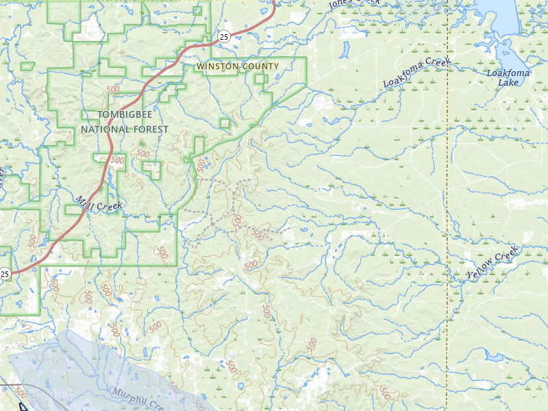 NEXRAD radar-signature map of the hail storm over Louisville, MS on Aug 19, 2026