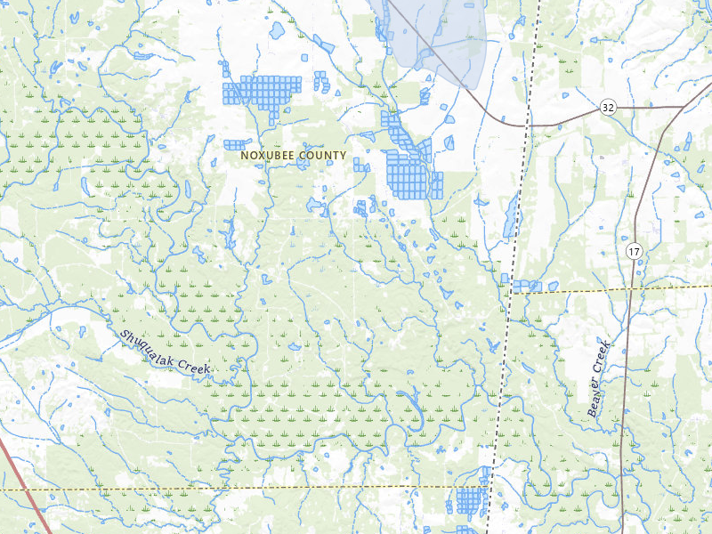 NEXRAD radar-signature map of the hail storm over Macon, MS on Aug 9, 2026