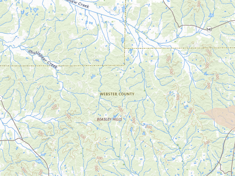 Radar-estimated hail-size map of the storm over Mantee, MS
