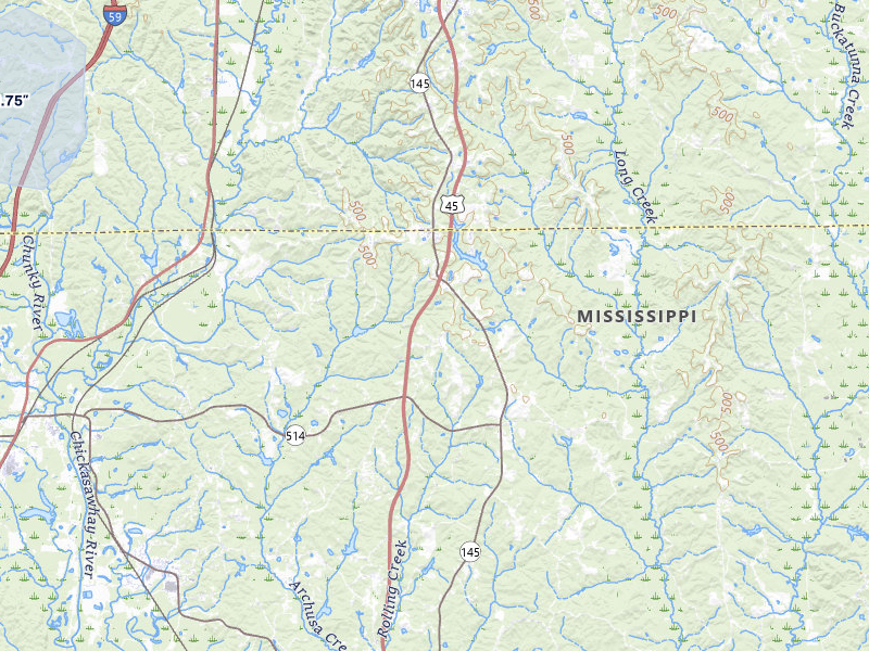 NEXRAD radar-signature map of the hail storm over Meridian, MS on Jul 30, 2026