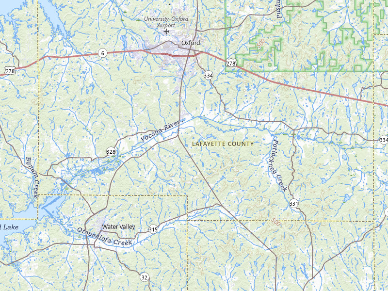 NEXRAD radar-signature map of the hail storm over Oxford, MS on Apr 28, 2026