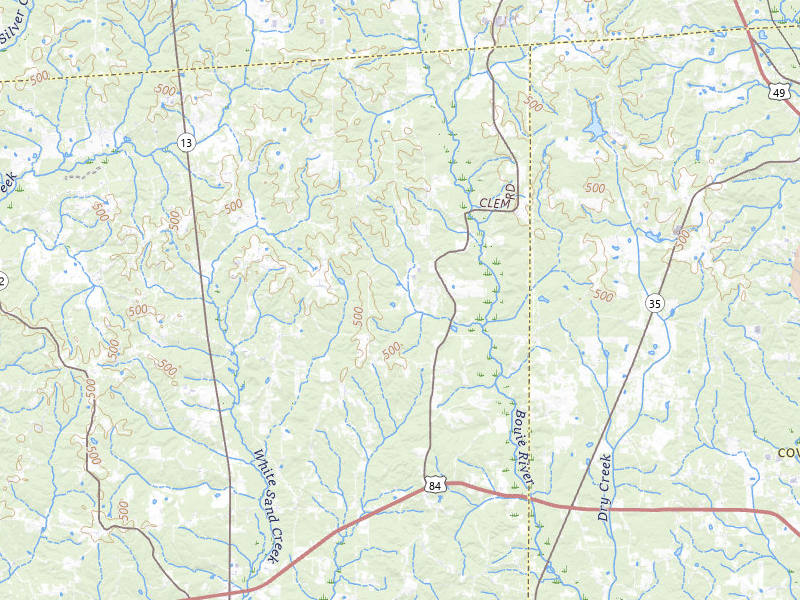 Radar-estimated hail-size map of the storm over Prentiss, MS on Aug 18, 2026