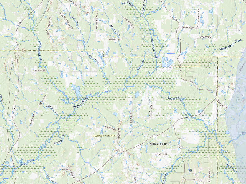 NEXRAD radar-signature map of the hail storm over Preston, MS on Sep 6, 2026