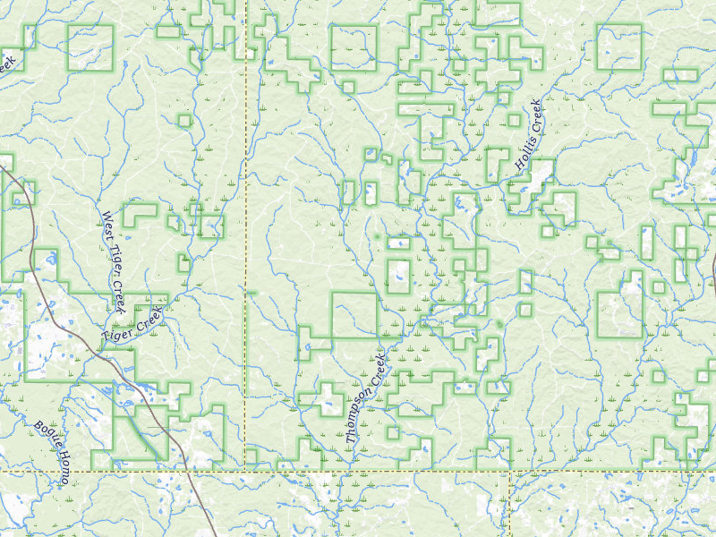 Radar-estimated hail-size map of the storm over Richton, MS on Apr 26, 2026