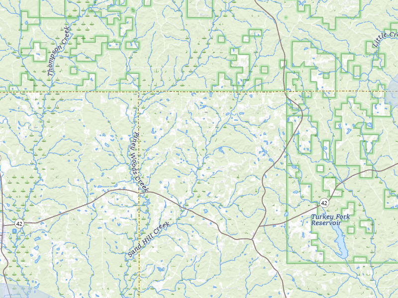 NEXRAD radar-signature map of the hail storm over Richton, MS on May 6, 2026