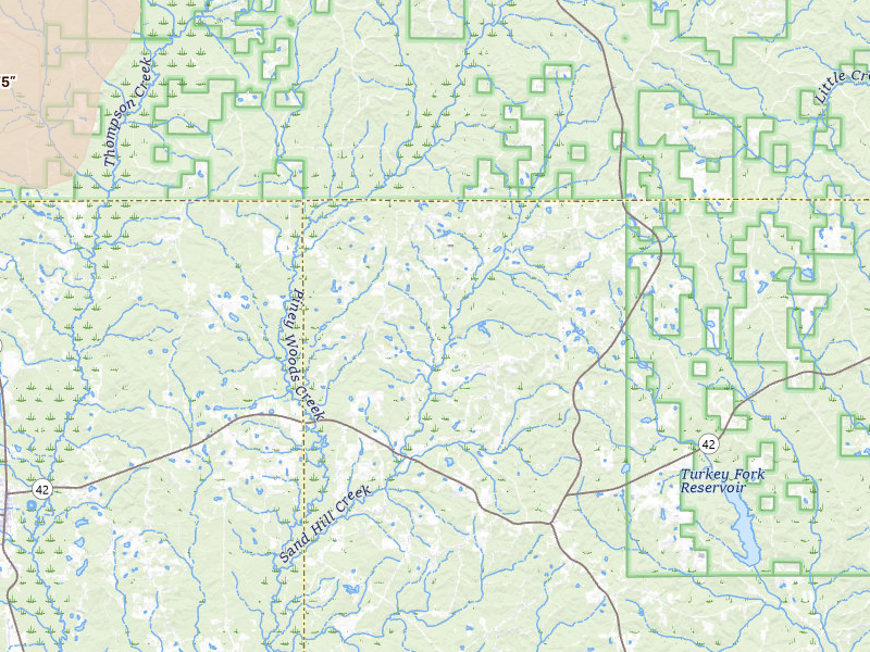 Radar-estimated hail-size map of the storm over Richton, MS on Jun 19, 2026