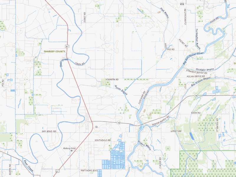 NEXRAD radar-signature map of the hail storm over Rolling Fork, MS on Sep 3, 2026