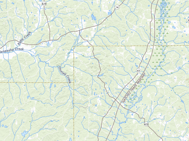 Radar-estimated hail-size map of the storm over Sallis, MS on May 8, 2026