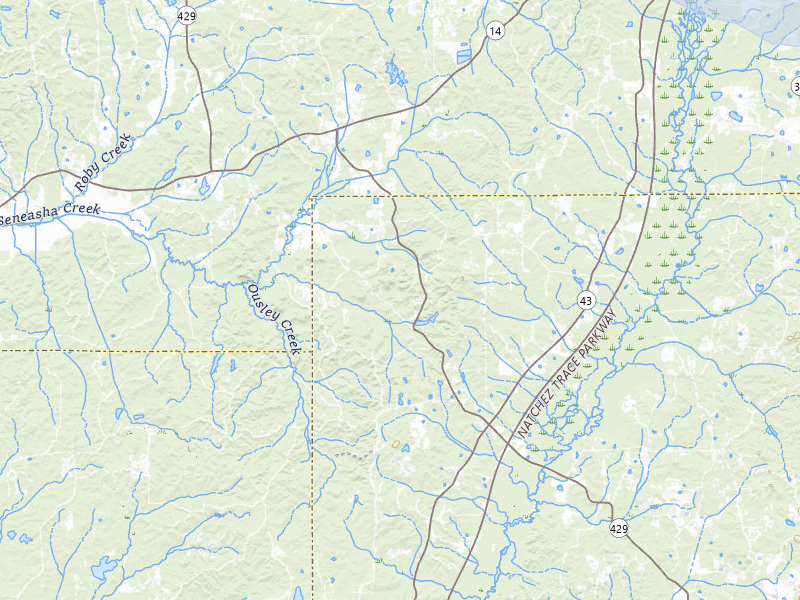 NEXRAD radar-signature map of the hail storm over Sallis, MS on May 8, 2026