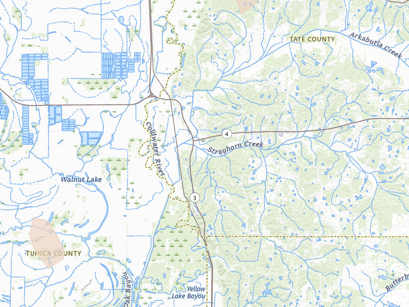 Radar-estimated hail-size map of the storm over Sarah, MS on Mar 15, 2026