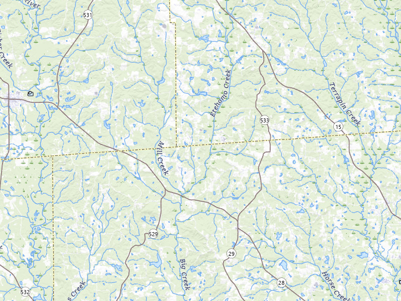 Radar-estimated hail-size map of the storm over Soso, MS on Jul 5, 2026