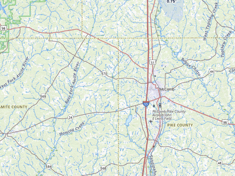 NEXRAD radar-signature map of the hail storm over Summit, MS on Jul 4, 2026
