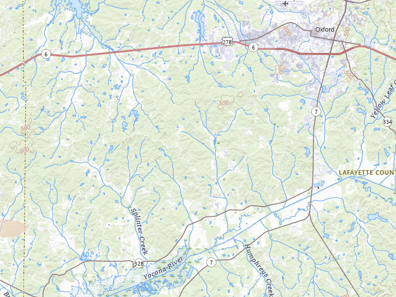 Radar-estimated hail-size map of the storm over Taylor, MS on Jul 31, 2026