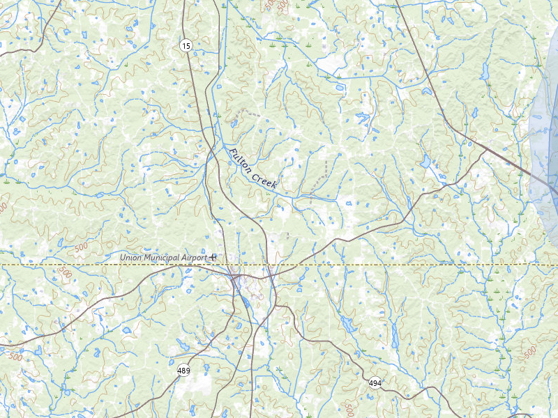 NEXRAD radar-signature map of the hail storm over Union, MS on Apr 1, 2026