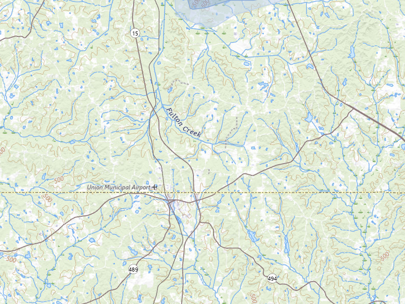 NEXRAD radar-signature map of the hail storm over Union, MS on Jul 4, 2026