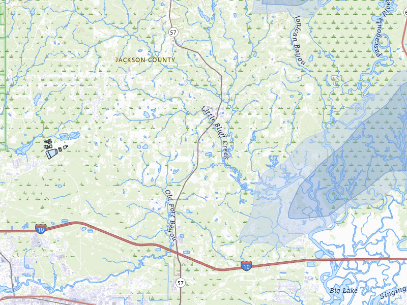 NEXRAD radar-signature map of the hail storm over Vancleave, MS on Jun 30, 2026