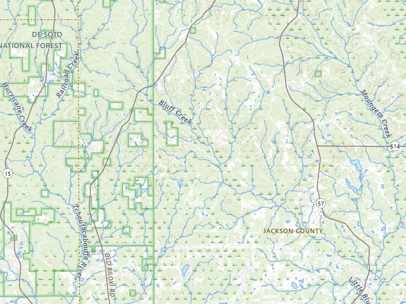 Radar-estimated hail-size map of the storm over Vancleave, MS on Jul 5, 2026