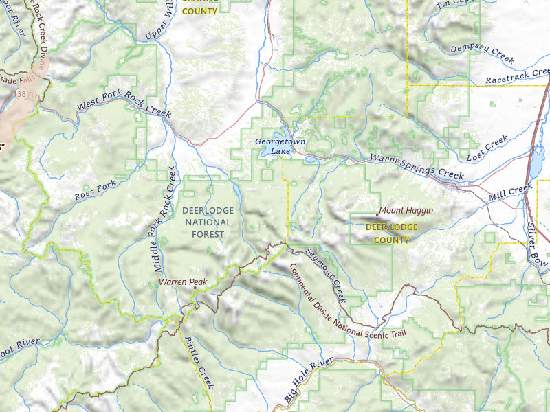 Radar-estimated hail-size map of the storm over Anaconda, MT on Jul 30, 2026