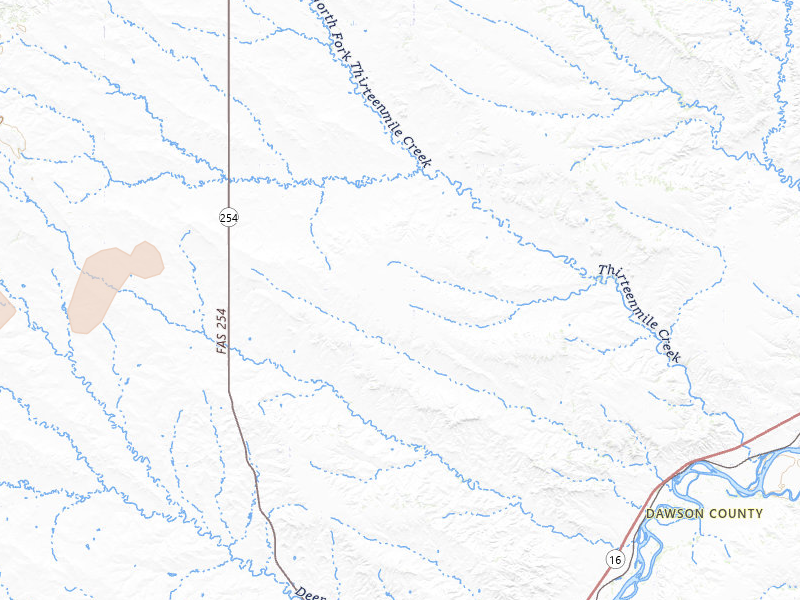 Radar-estimated hail-size map of the storm over Bloomfield, MT on May 30, 2026