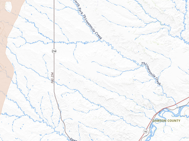Radar-estimated hail-size map of the storm over Bloomfield, MT on Jun 6, 2026