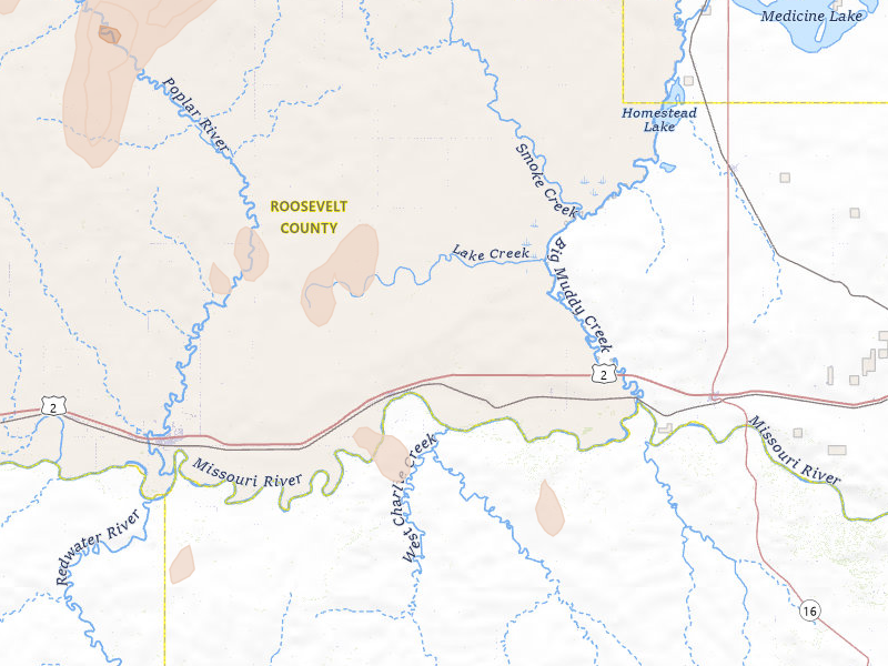 Radar-estimated hail-size map of the storm over Brockton, MT on Sep 2, 2026