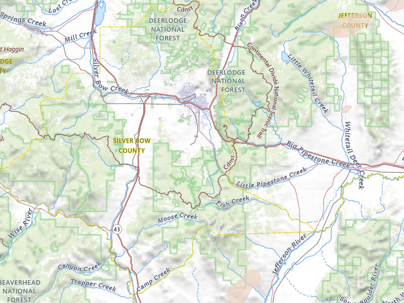Radar-estimated hail-size map of the storm over Butte, MT on Jul 25, 2026