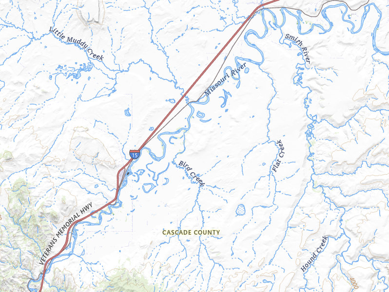 NEXRAD radar-signature map of the hail storm over Cascade, MT on Aug 17, 2026