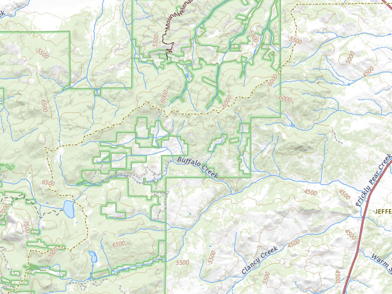 NEXRAD radar-signature map of the hail storm over Clancy, MT on May 27, 2026