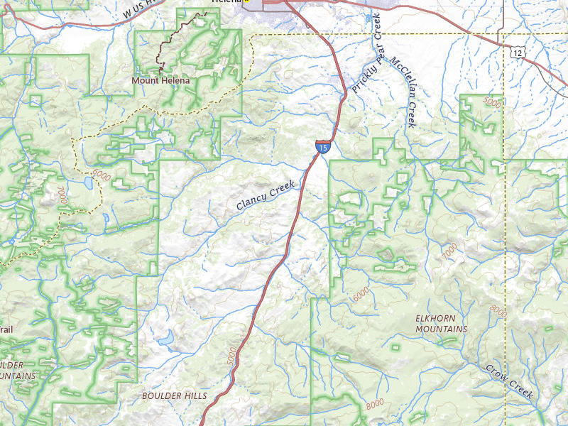 Radar-estimated hail-size map of the storm over Clancy, MT on May 29, 2026