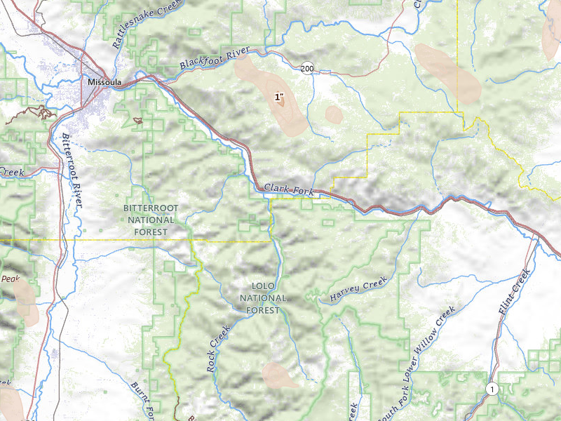 Radar-estimated hail-size map of the storm over Clinton, MT on May 27, 2026
