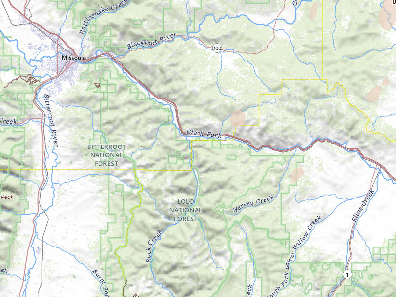 Radar-estimated hail-size map of the storm over Clinton, MT on Jul 18, 2026