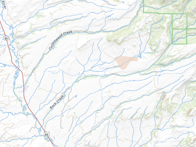 Radar-estimated hail-size map of the storm over Clyde Park, MT on Jul 14, 2026
