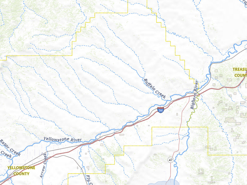 NEXRAD radar-signature map of the hail storm over Custer, MT on Jun 1, 2026