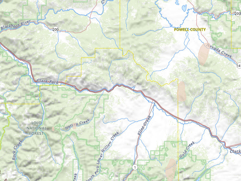 Radar-estimated hail-size map of the storm over Drummond, MT on May 29, 2026