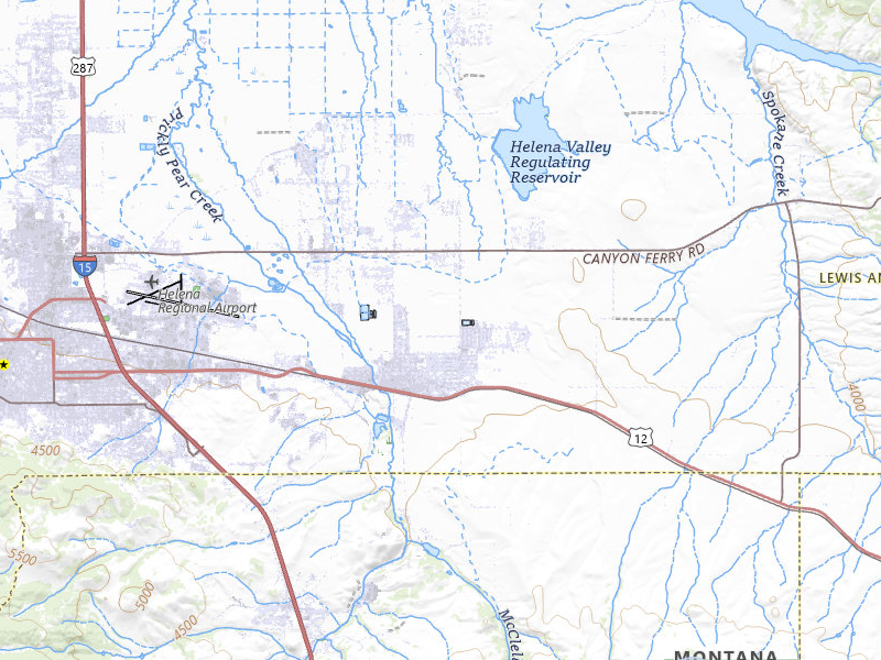 NEXRAD radar-signature map of the hail storm over East Helena, MT on Jul 8, 2026