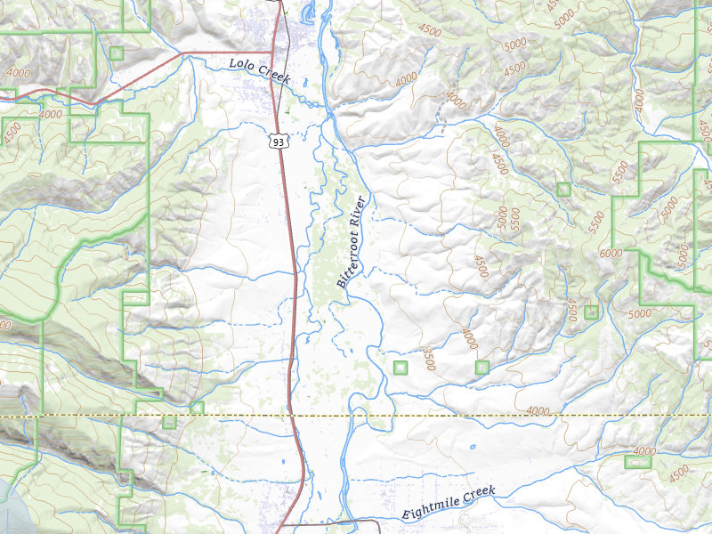 NEXRAD radar-signature map of the hail storm over Florence, MT on May 27, 2026