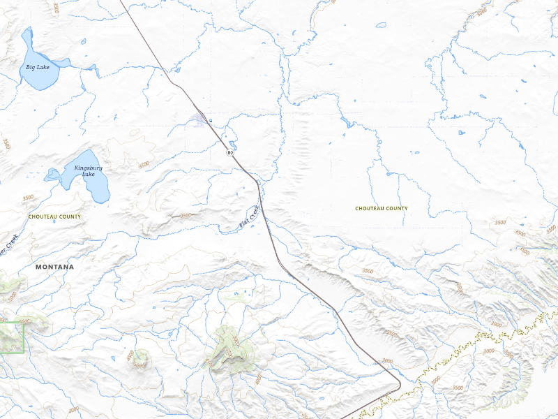 NEXRAD radar-signature map of the hail storm over Geraldine, MT on Sep 6, 2026