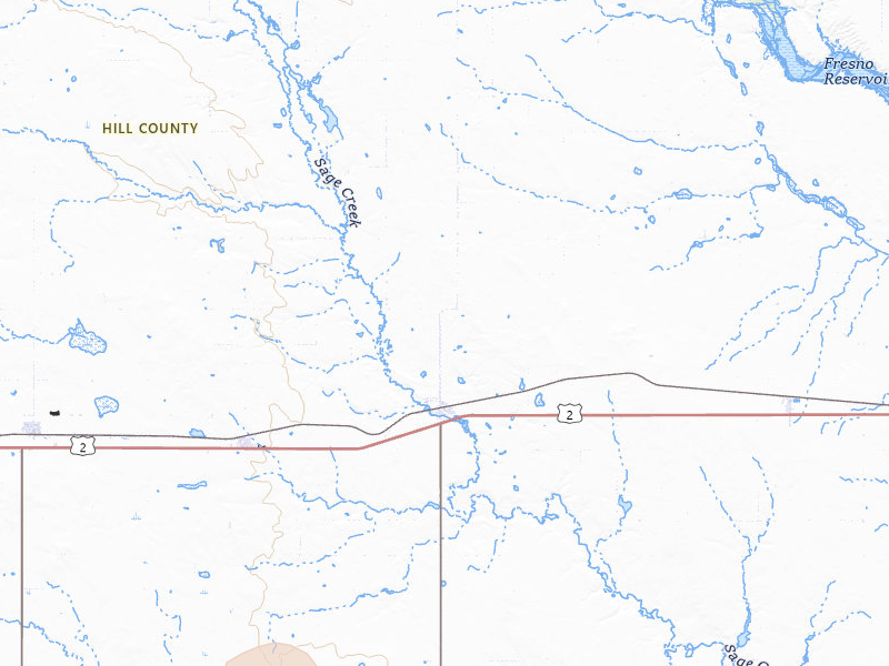 Radar-estimated hail-size map of the storm over Gildford, MT on Jul 18, 2026