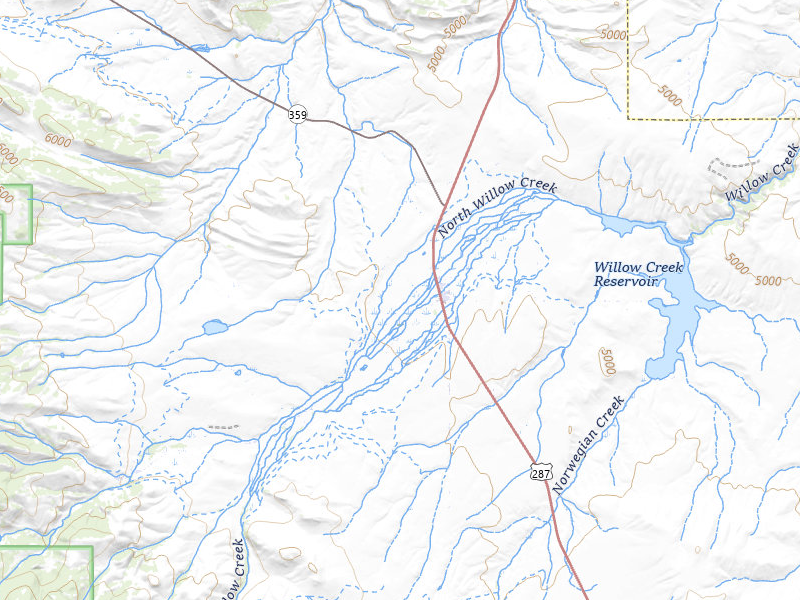 Radar-estimated hail-size map of the storm over Harrison, MT on Jul 25, 2026