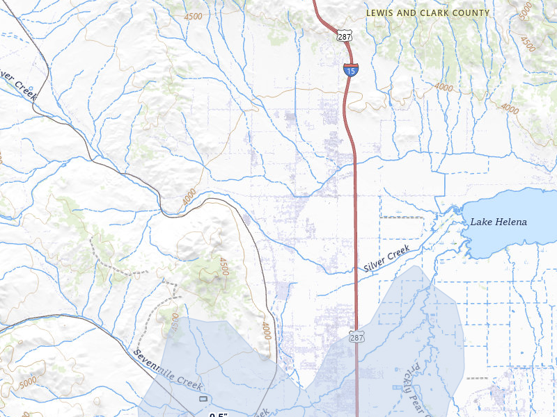 NEXRAD radar-signature map of the hail storm over Helena, MT on May 28, 2026