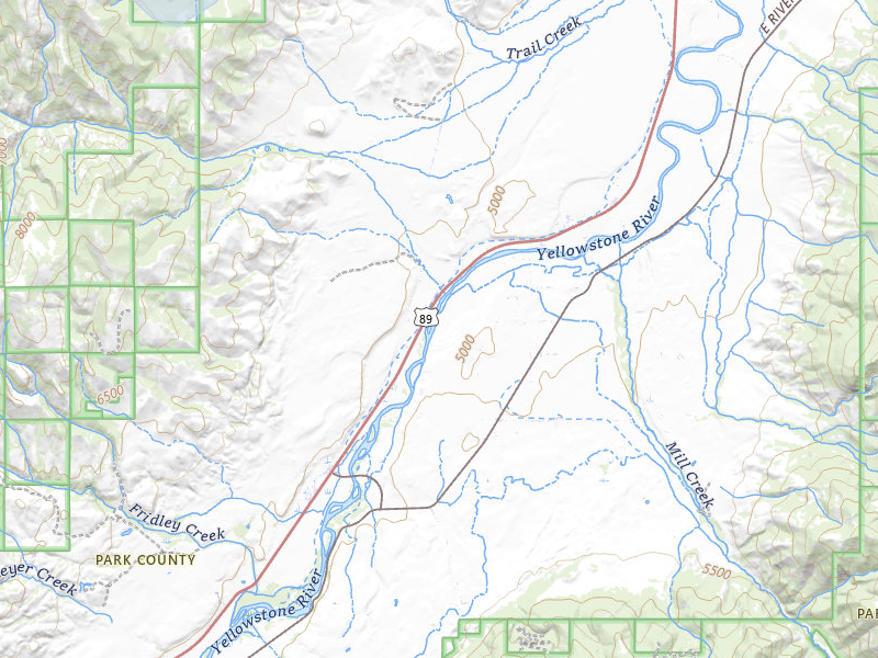 NEXRAD radar-signature map of the hail storm over Livingston, MT on May 27, 2026