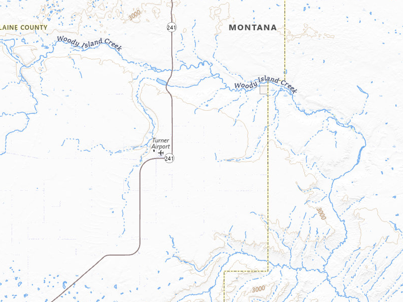 Radar-estimated hail-size map of the storm over Turner, MT on May 29, 2026