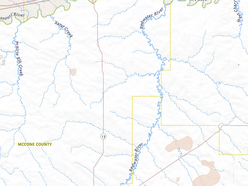 Radar-estimated hail-size map of the storm over Vida, MT on Jul 2, 2026